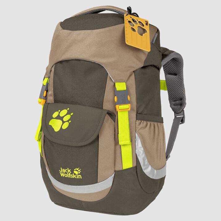 Mochila Senderismo Jack Wolfskin Explorer 16 Niños Verdes Oscuro Mexico-1689427